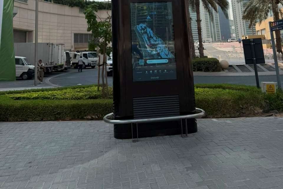 Kiosk installation photo