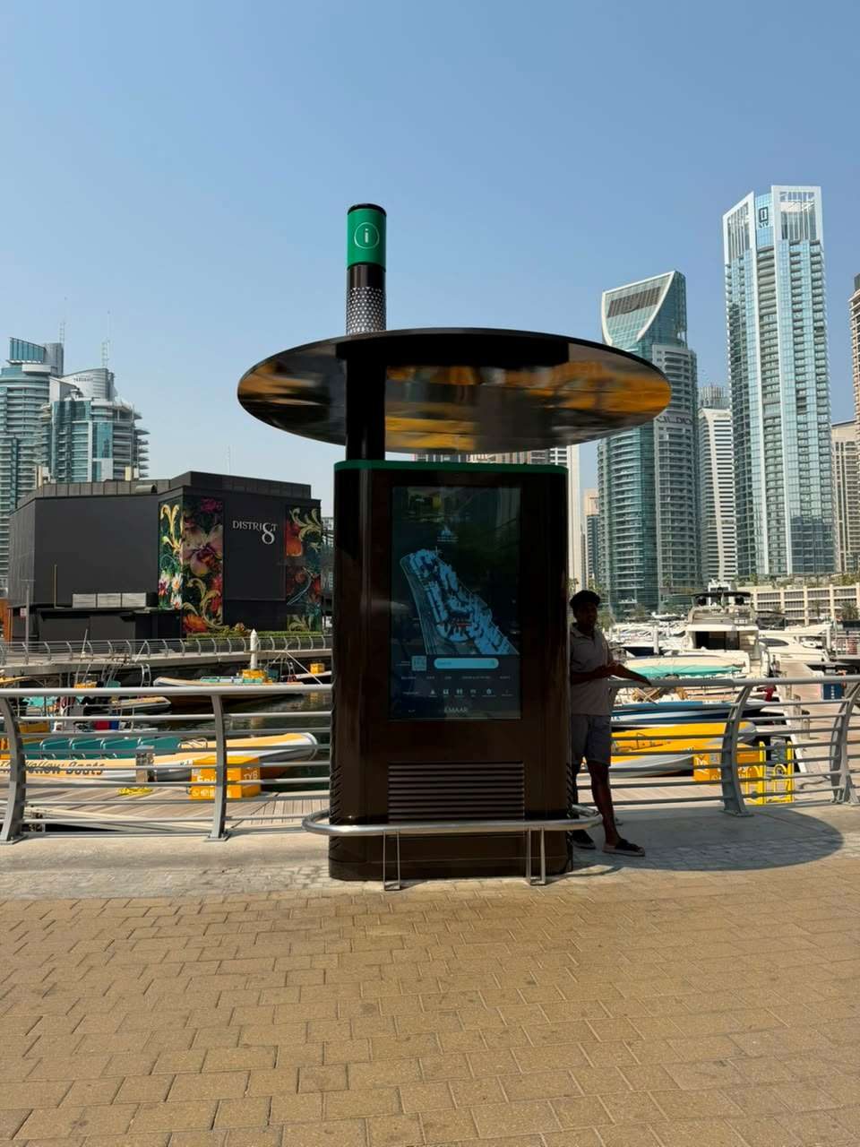 Kiosk installation photo