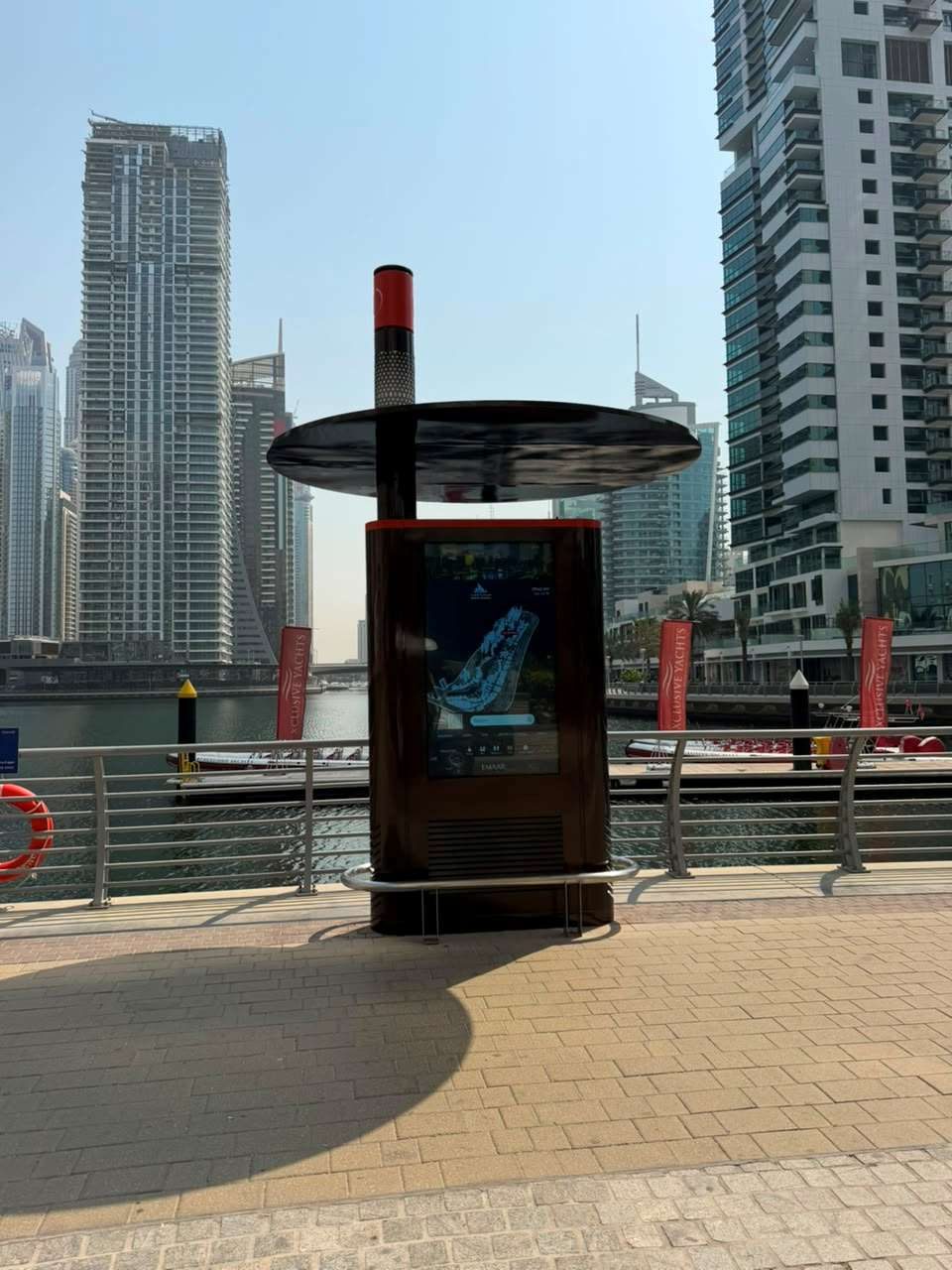Kiosk installation photo
