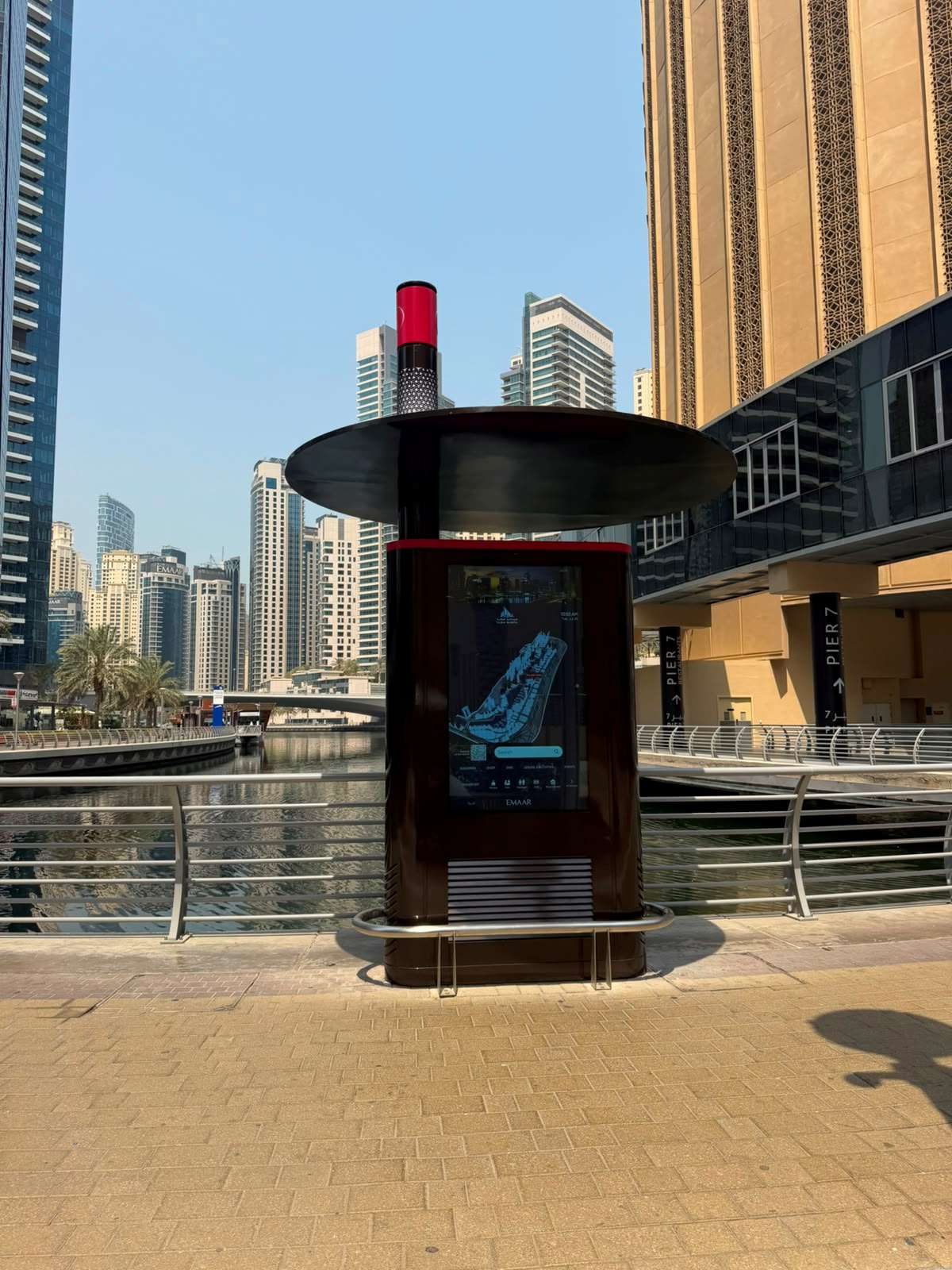 Kiosk installation photo