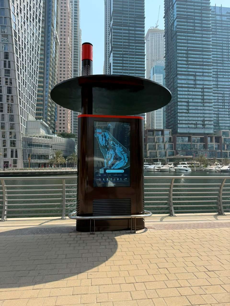 Kiosk installation photo