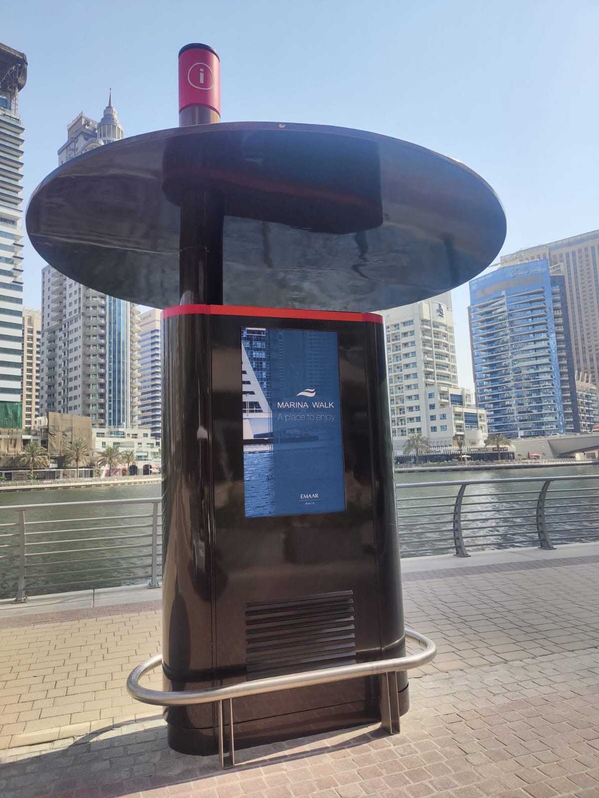 Kiosk installation photo