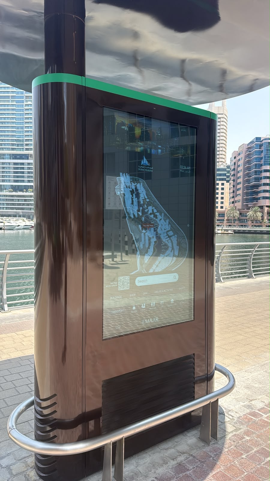 Kiosk installation photo